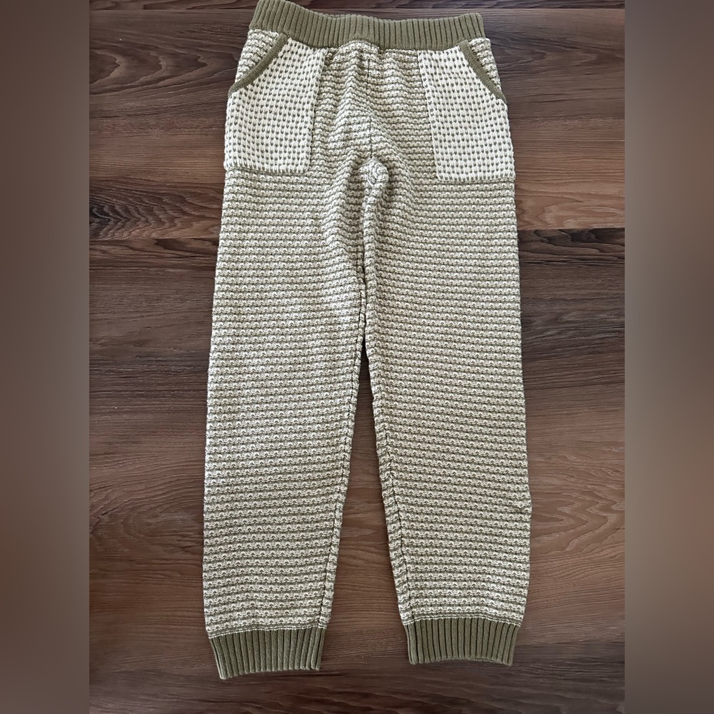 Finding Foxtale Sweater Pants Green/White